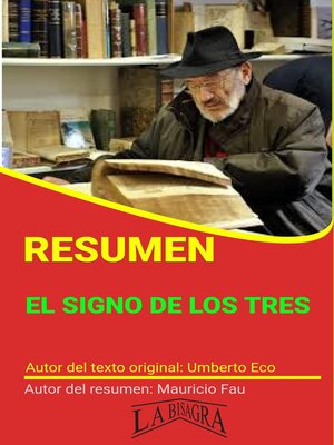 cover image of Resumen de El Signo de los Tres de Umberto Eco